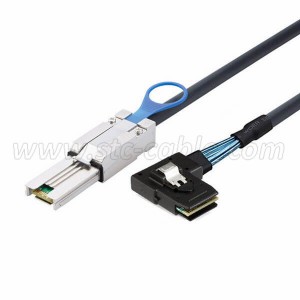 Manufacturing Companies for China Mini Sas HD Sff-8644 Data Cable to External Mini Sas 4X Sff-8088
