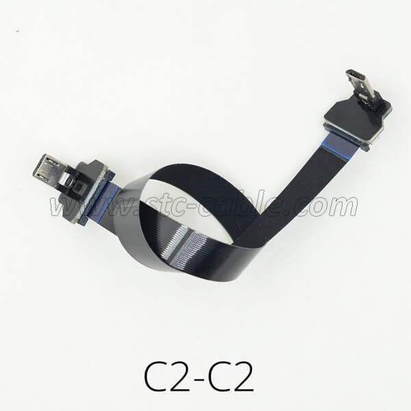 Factory wholesale China Fpv Monitor Flat Flexible FPC Cable USB 2.0 Female USB-C Micro USB Ribbon OTG Cable