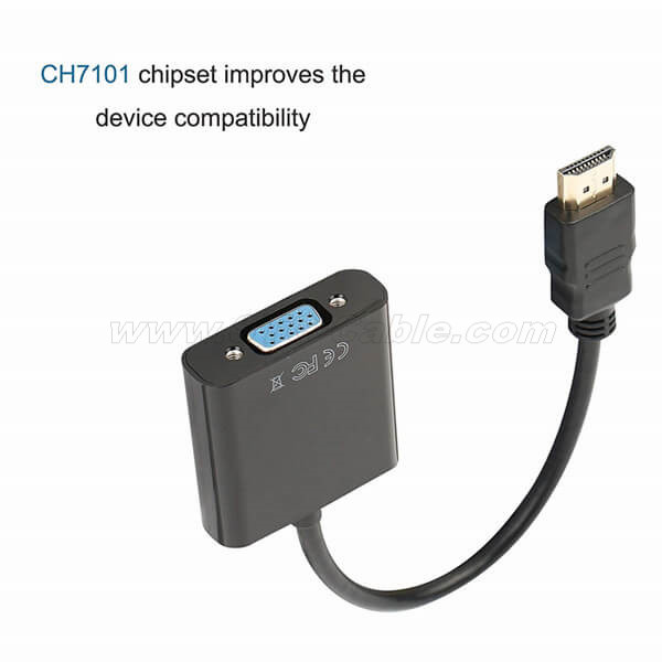 China HDMI To VGA 3 RCA Converter Adapter Cable Suppliers, Manufacturers  and Factory - Wholesale Products - Shenzhen STC Cable Manufacturer