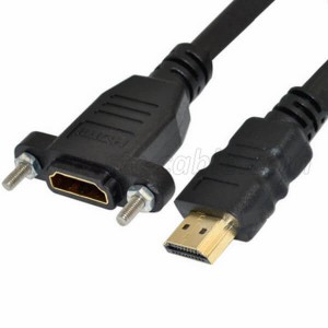 პანელის სამაგრი HDMI გაფართოების კაბელი