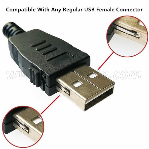How to use a self-locking USB cable, and what are the advantages compared to ordinary USB cables?