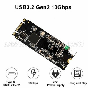 M.2 to USB 3.2 Gen2 Host Controller Card