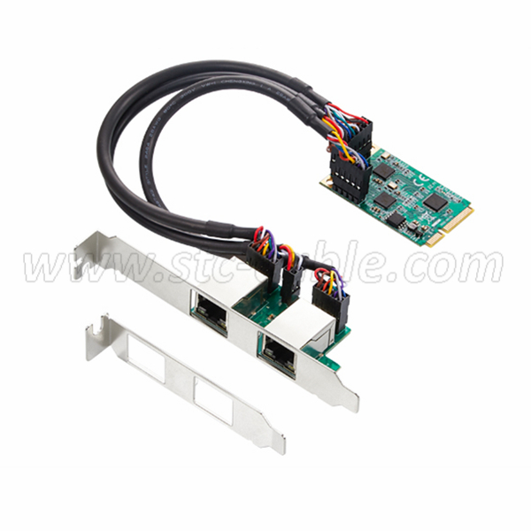 Mini PCIe to Dual 2.5G Ethernet Card