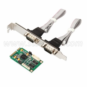 Mini PCIe to 2 ports RS232 serial Card