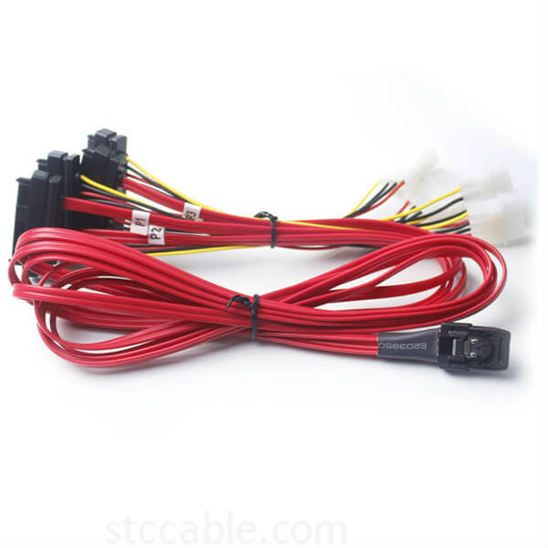 Wholesale Price Extension Cable - Mini SAS 36Pin (SFF-8087) Host Male to 4x SAS 29 (SFF-8482) – STC-CABLE