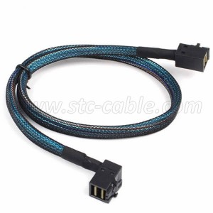 OEM Supply China Sff-8644 to Sff-8644 External High Density Mini-Sas Cable