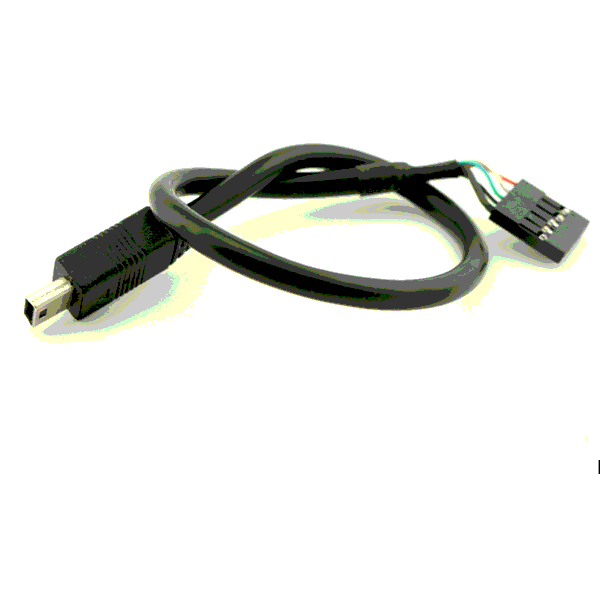Mini USB 5 Pin Male to Dupont 5 Pin Female Header PCB Motherboard Adapter Cable 0.5M