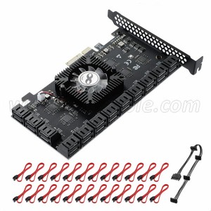 PCIE to 24 Ports SATA Expansion Card