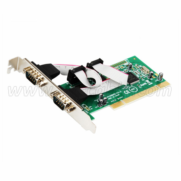 PCI to 2 Ports DB9 RS232 Serial expansion Card