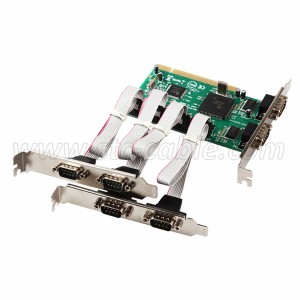 PCI to 6 Ports DB9 RS232 Serial Expansion Card