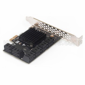 PCIe to 12 Ports SATA Expansion Card
