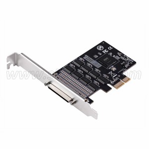 PCIe to 8 Ports RS232 Serial Controller Card