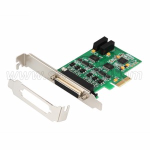 PCIe to 2 Ports RS422 RS485 Serial Controller Card