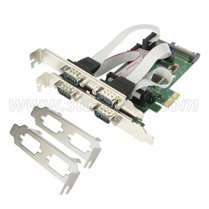 PCIe to 4 Ports RS232 TTL Serial Card