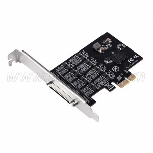 PCIe to 8 Ports RS422 RS485 Serial Card