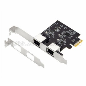 PCIe to Dual Gigabit Ethernet Controller Card