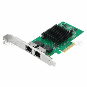 PCIe x4 to 2 Port Gigabit Ethernet Network Card