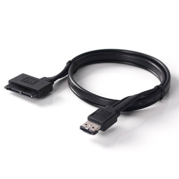 Power eSATAp to Micro Sata 7+9 16Pin Hard Disk Adapter Cable