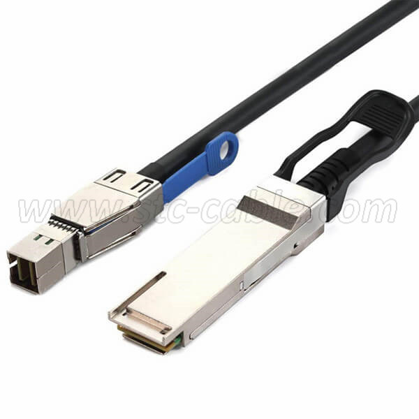 Cheapest Price China Mini Sas HD Cable Right Angle Sff-8643 to Sff-8088