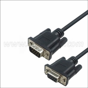 RS232 Serial D-sub 9Pin Male to Female db 9pin Molded Cable