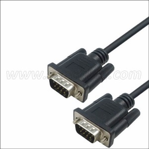 RS232 Serial D-sub 9Pin Male to Male DB 9pin Molded Cable