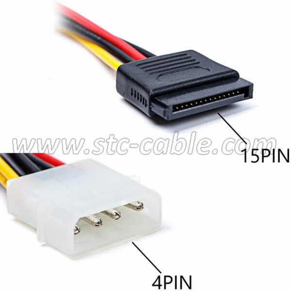 SATA Power Cables for HDD SSD