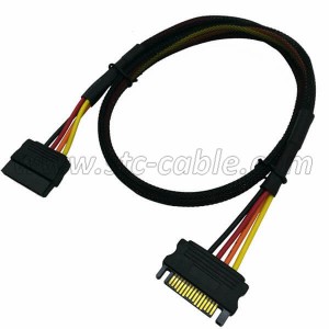 SATA Power Extender Cable for HDD SSD PCIE