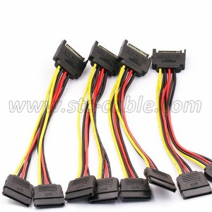 SATA Power Splitter Cable for HDD SSD