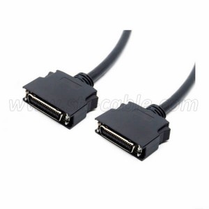 MDR 36 pin male to male HPCN SCSI cable with ABS Shell and latch