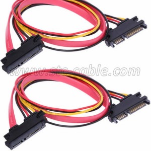 Serial ATA Data Power Combo Extension Cables for HDD