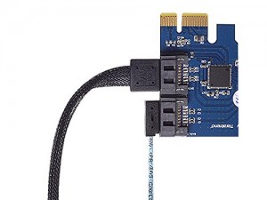 How do I connect an SSD to my laptop using SATA cables?