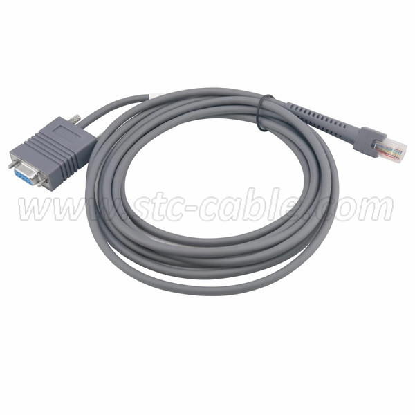 Quots for 2m 3m 5m RJ45 to USB RS232 dB9 PS2 Kwb POS Cash Register Cable Cba-U01-S07zar for Symbol Ls2208 Ls4208 Barcode Scanner Cable