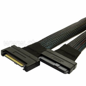 U.2 U2 SFF-8639 NVME PCIe SSD Cable Male to Female Extension