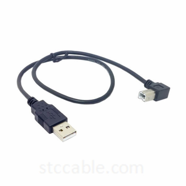 New Arrival China A Male To B Male - USB 2.0 A Male to B Male Cable Left Angled 90 Degree for Printer Scanner – STC-CABLE