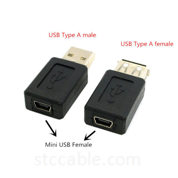 Factory Directly supply China USB 2.0 Type a Male to Mini B 5pin Male Plug Connector Adapter Cable Cord