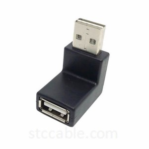 up & down Angled 90 Degree Reversible Design USB Adapter