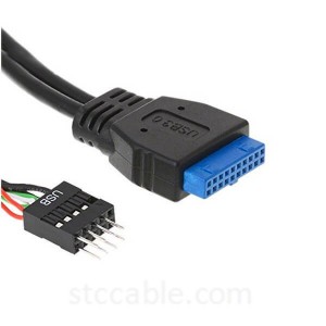 USB 3.0 PIN HEADER FEMALE – USB 2.0 PIN HEADER MALE CABLE