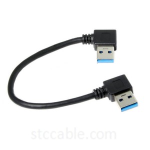 USB 3.0 Type-A male 90 Degree Right Angled cable