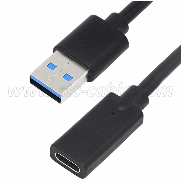 Top Quality 2 in 1 USB 3.1 Type C to VGA/High Definition Multimedia Interface Adaptor Dual Screen Display (9.5012)