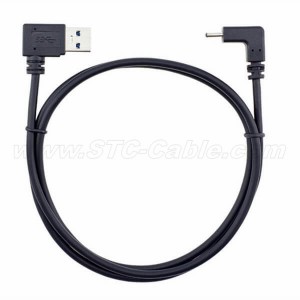 Factory Cheap Phone Charging Type C USB Data Cable USB 2.0 a Male to USB C TPE Charger Cord