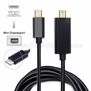 USB-C USB 3.1 Type C to Mini DisplayPort DP Male 4K Monitor Cable