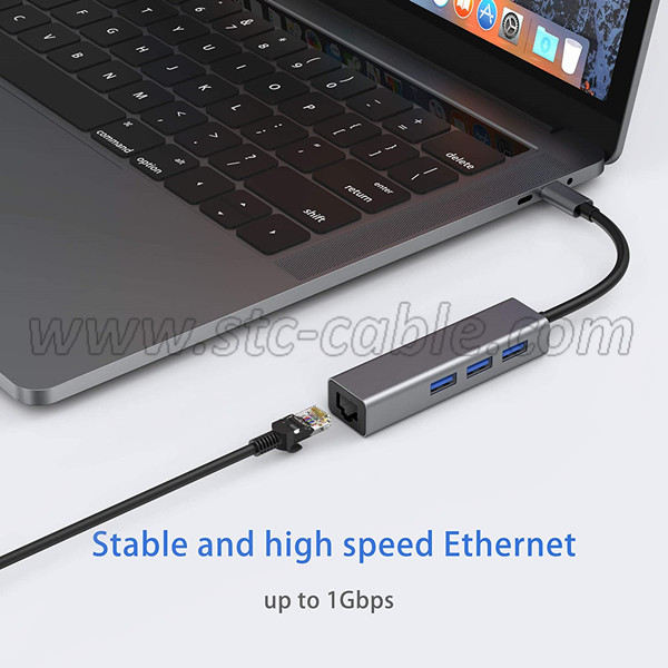 Factory Directly supply USB C Hub with 4K Video Laptop Dock (1 HDMI, 1*VGA, 1*DP, Gigabit Ethernet, 3 USB 3.0 Ports)