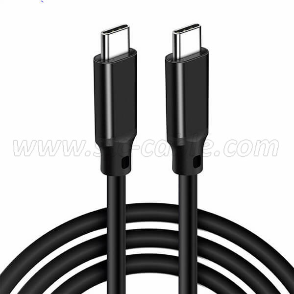 2019 Good Quality China USB Cable 3.2 20Gbps Type-C Male to Male 1.8m for Mobile Phone Charging Data