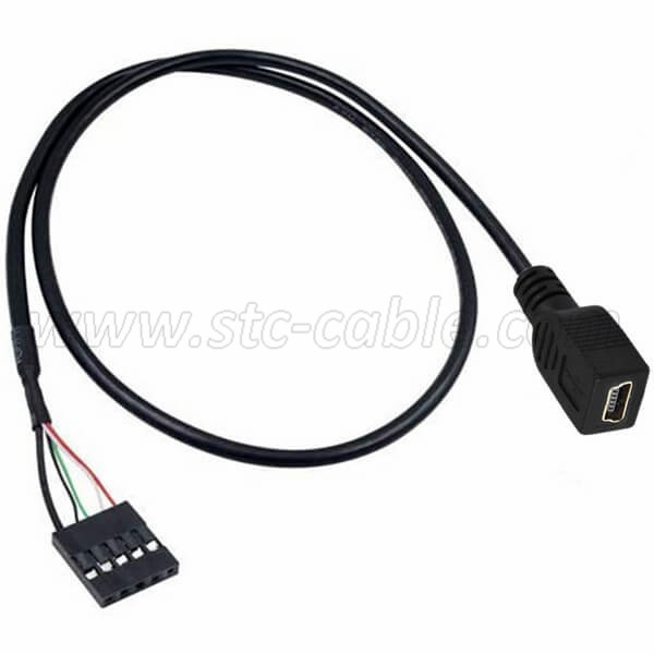 Manufacturing Companies for IP67 IP68 waterproof male to female panel mount micro b 5 pin usb female cable