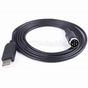 FTDI USB RS232 Adapter Cable with DIN 6P