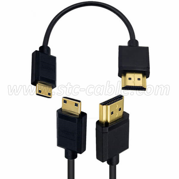 Factory making High Quality Mini HDMI 4K 8K Connector High Speed Cable Mini 2.0V HDMI Cable