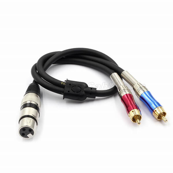 Factory Cheap Hot 3.5 mm to Triple RCA AV Composite Stereo Cable Adapter