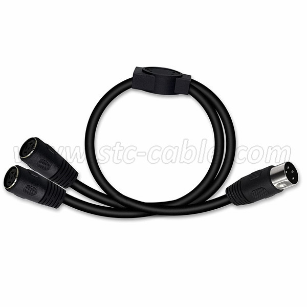 Y Splitter 4 PIN DIN Cable