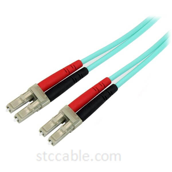 Fiber Optic Cable – 10 Gb Aqua – Multimode Duplex 50/125 – LSZH – LC/LC – 3 m