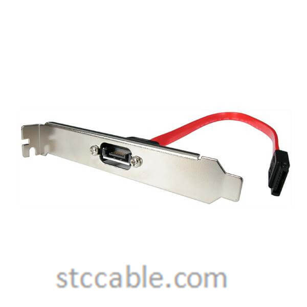 Hot Sale for 6in Stereo Splitter Cables - 1 Port SATA to SATA Slot Plate Bracket – STC-CABLE